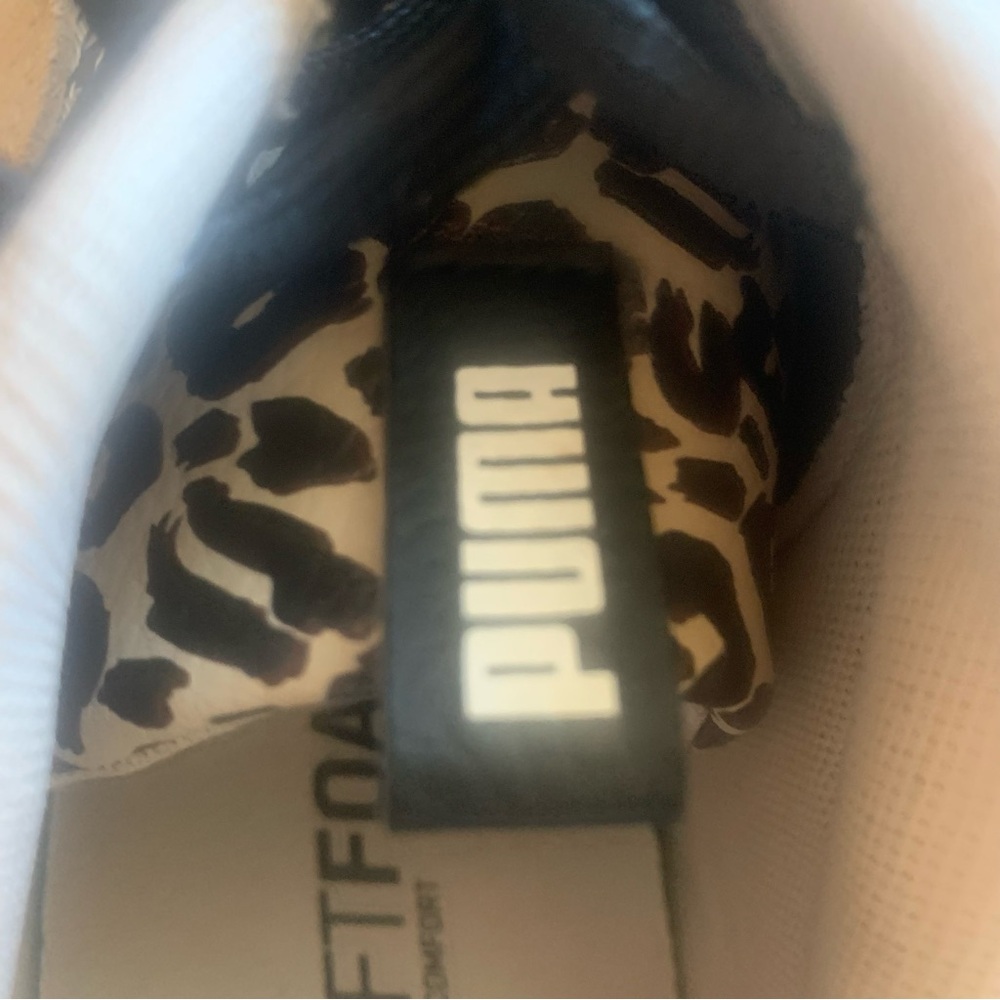 Puma Karmen Rebelle Multi-Print Platform Sneaker 8.5 Leopard Houndstooth NWOT - Picture 7 of 9